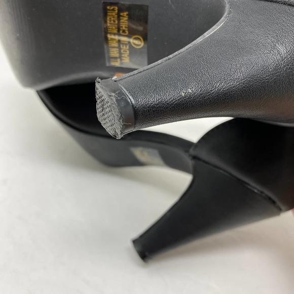 Chase + Chloe Kimmy T-Strap Pumps Black Retro - Picture 7 of 8